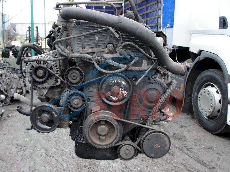 Двигатель (с навесным) для Kia Bongo (PU) 2.9d (J3 123hp) 4WD MT