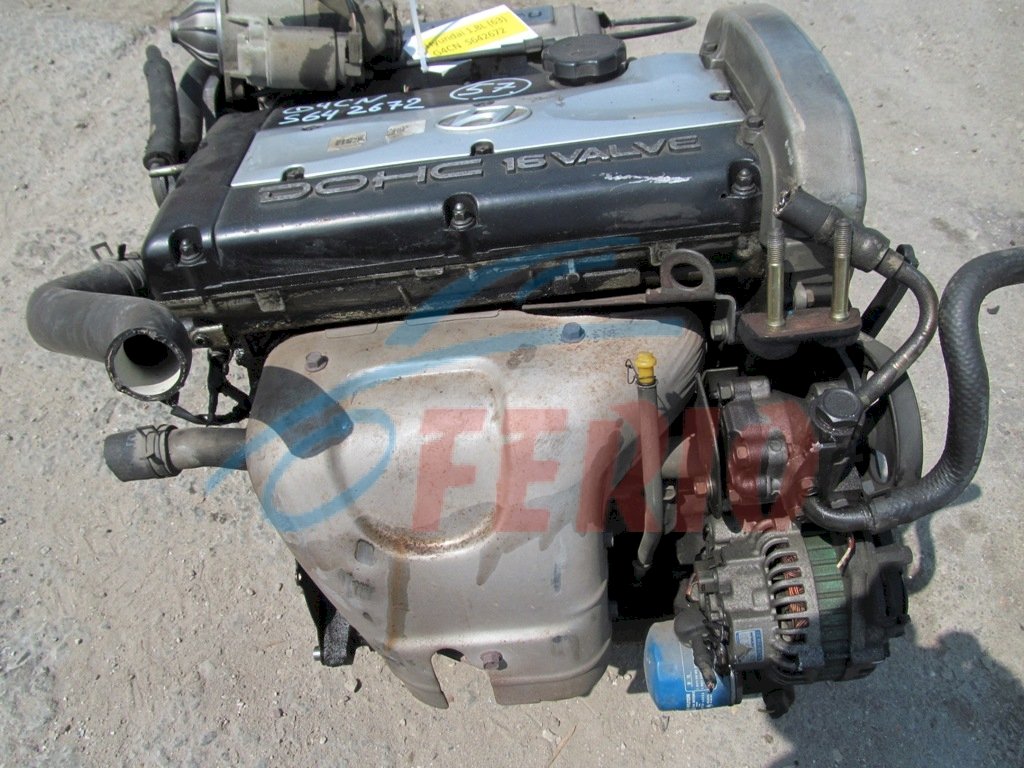 Двигатель (с навесным) для Hyundai Sonata (Y3) 1996 1.8 (G4CM 98hp) FWD MT