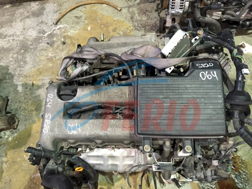 Двигатель (с навесным) для Nissan Silvia (E-S14) 1993 2.0 (SR20DE 160hp) RWD AT