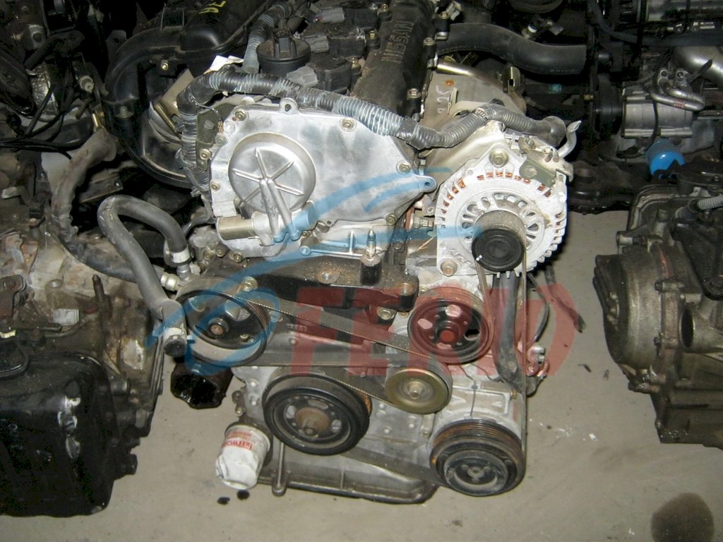 Двигатель (с навесным) для Nissan Murano (CBA-TZ50) 2004 2.5 (QR25DE 163hp) FWD AT
