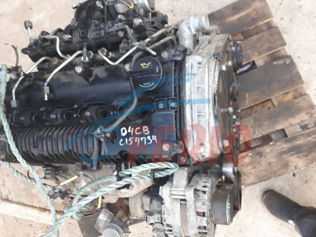 Двигатель (с навесным) для Kia Bongo (PU rest) 2.5d (D4CB 133hp) RWD MT