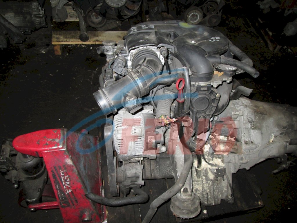 Двигатель (с навесным) для BMW 3er (E36 Compac) 1.9 (M43TUB19 105hp) RWD MT