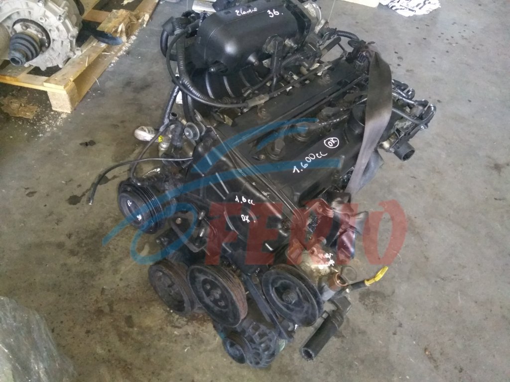 Двигатель (с навесным) для Hyundai Elantra (XD) 1.6 (G4GR 105hp) FWD MT
