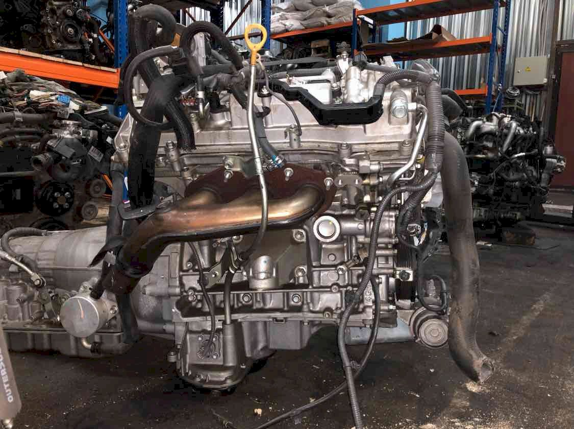 Двигатель (с навесным) для Toyota Crown (DBA-GRS181) 2007 2.5 (4GR-FSE 215hp) 4WD AT