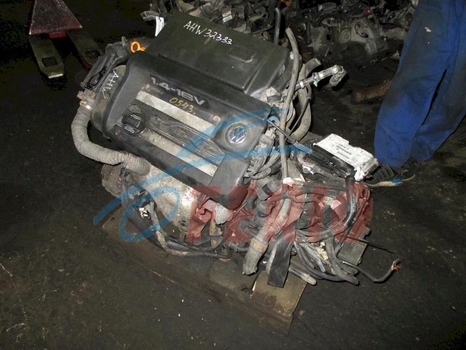 Двигатель (с навесным) для Volkswagen Polo (6N2) 1999 1.4 (AHW 75hp) FWD MT