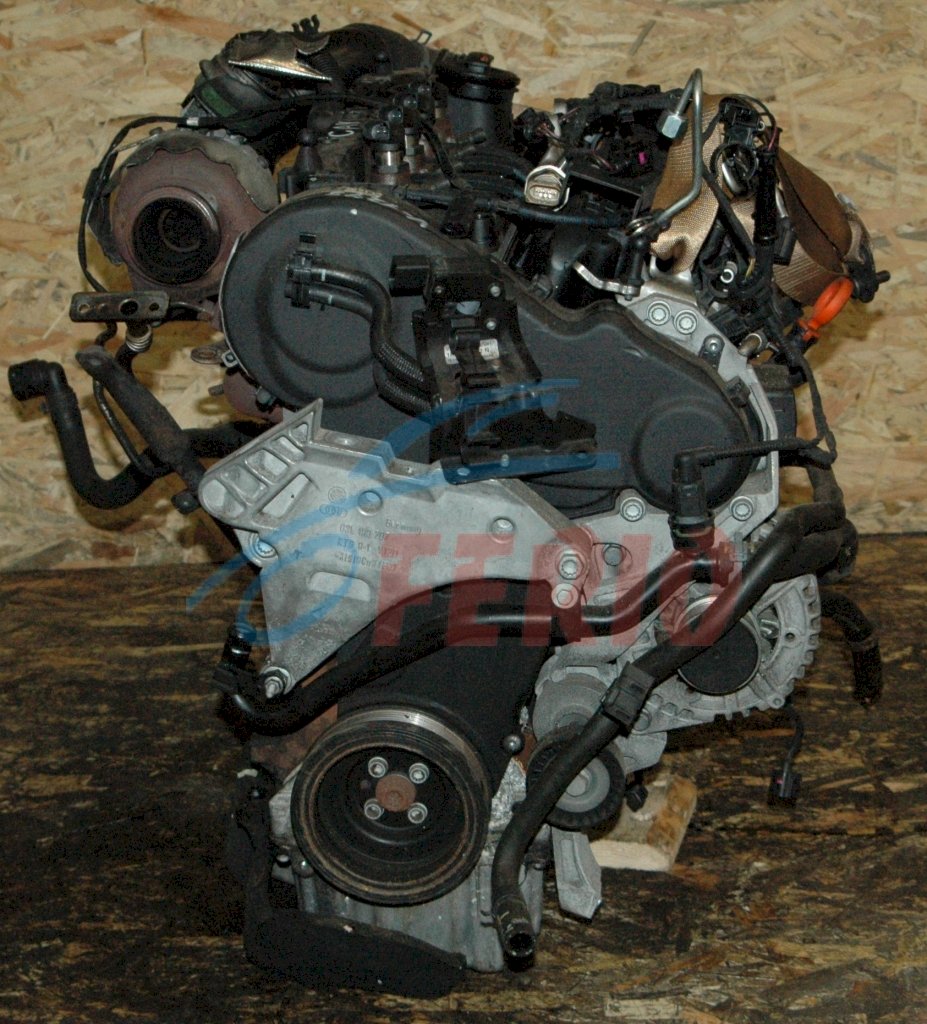 Двигатель (с навесным) для Volkswagen Golf (5K) 1.6d (CAYC 105hp) FWD MT