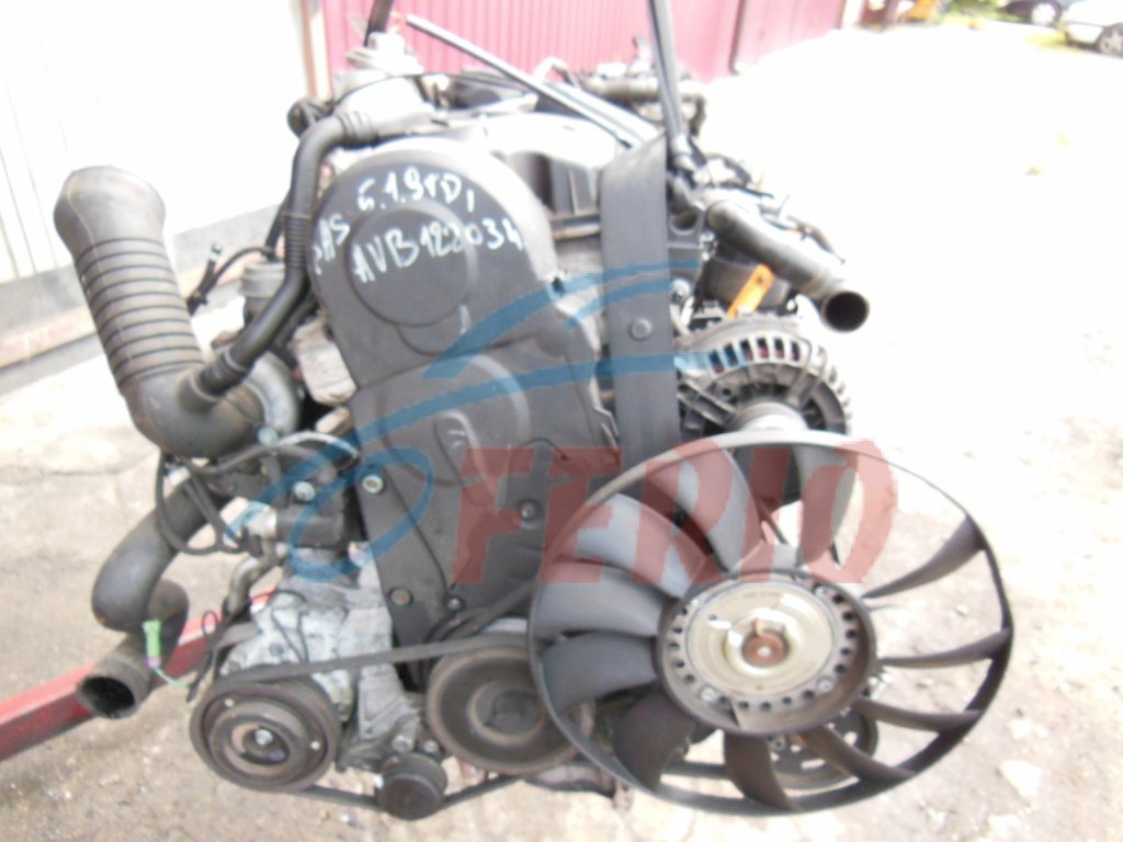 Двигатель (с навесным) для Volkswagen Passat (B5+) 2003 1.9d (AVB 100hp) FWD AT