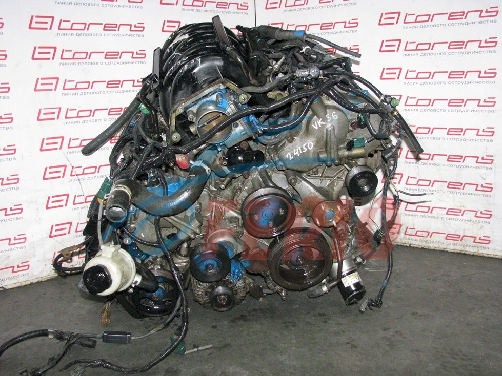 Двигатель (с навесным) для Infiniti M (Y51) 2011 5.6 (VK56VD 408hp) 4WD AT