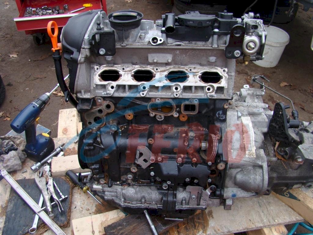 Двигатель (с навесным) для Volkswagen Passat CC (CC) 1.8 (CGY 152hp) FWD BOT