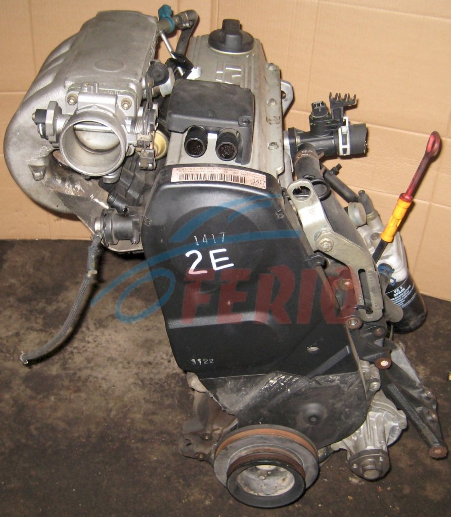Двигатель (с навесным) для Toyota Corolla (ЕЕ90) 1988 1.3 (2E 75hp) FWD MT