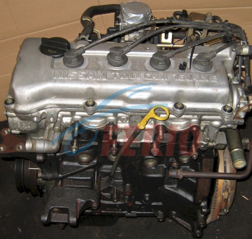 Двигатель (с навесным) для Nissan Almera (N15) 1996 1.6 (GA16DE 90hp) FWD MT