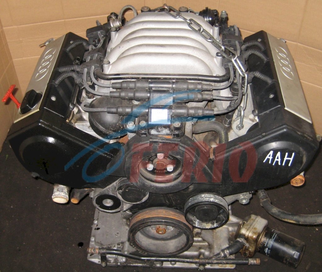 Двигатель (в сборе) для Audi A4 (8D2, B5) 2.8 (AAH 174hp) FWD MT
