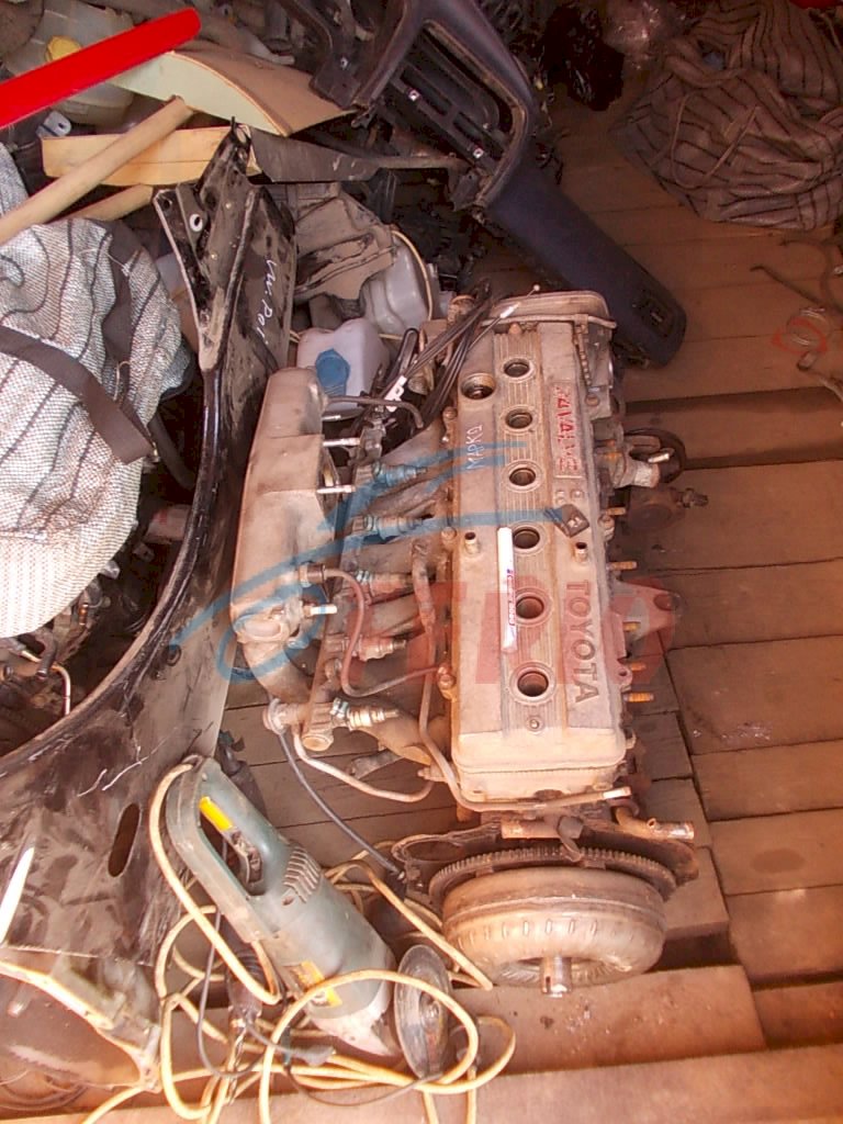 Двигатель (с навесным) для Toyota Mark II (GF-GX105) 1999 2.0 (1G-FE 160hp) 4WD AT
