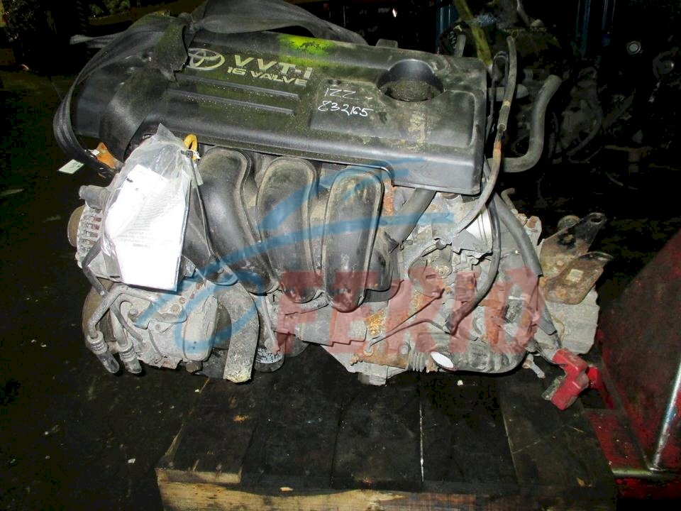 Двигатель (с навесным) для Toyota Corolla (E12) 1.8 (1ZZ-FE 130hp) FWD AT
