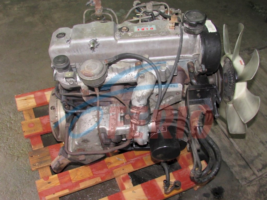 Двигатель (с навесным) для Hyundai Starex (A1) 2003 2.5d (4D56 99hp) RWD AT