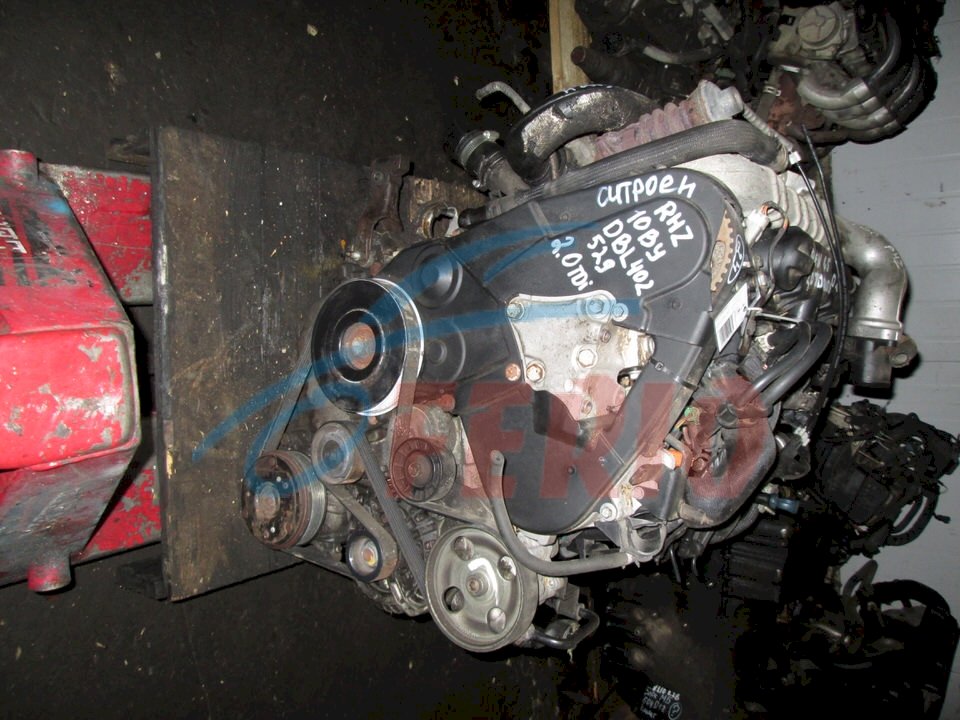 Двигатель (с навесным) для Peugeot Expert 2012 2.0d (DW10 128hp) FWD MT