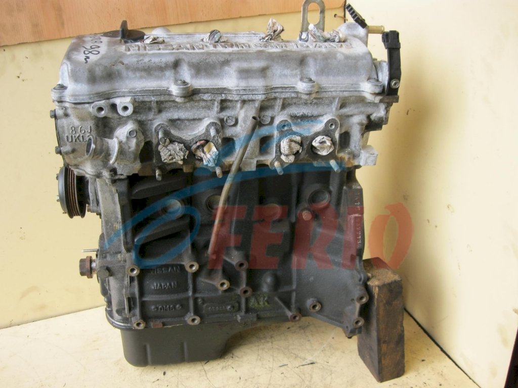 Двигатель (с навесным) для Nissan Sunny (E-EB14) 1997 1.6 (GA16DE 120hp) FWD AT