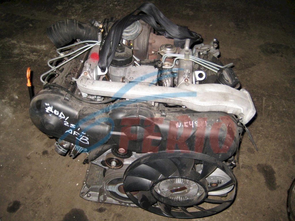Двигатель (с навесным) для Audi A6 (4B, C5) 2002 2.5d (AFB, AKN 150hp) FWD AT