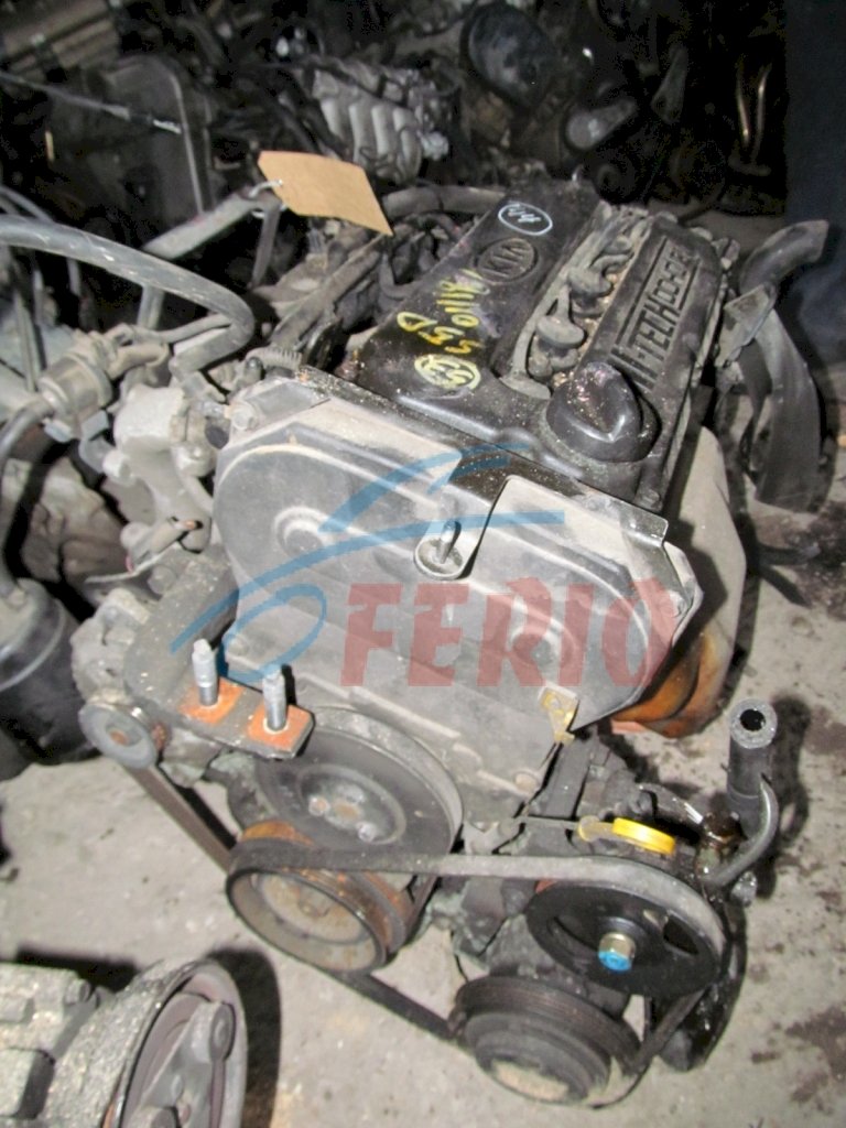 Двигатель (с навесным) для Kia Rio (DC) 2005 1.5 (A5D 95hp) FWD MT