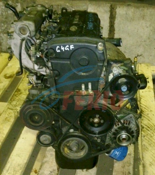 Двигатель (с навесным) для Hyundai Tiburon (RD) 1998 2.0 (G4GF 140hp) FWD MT
