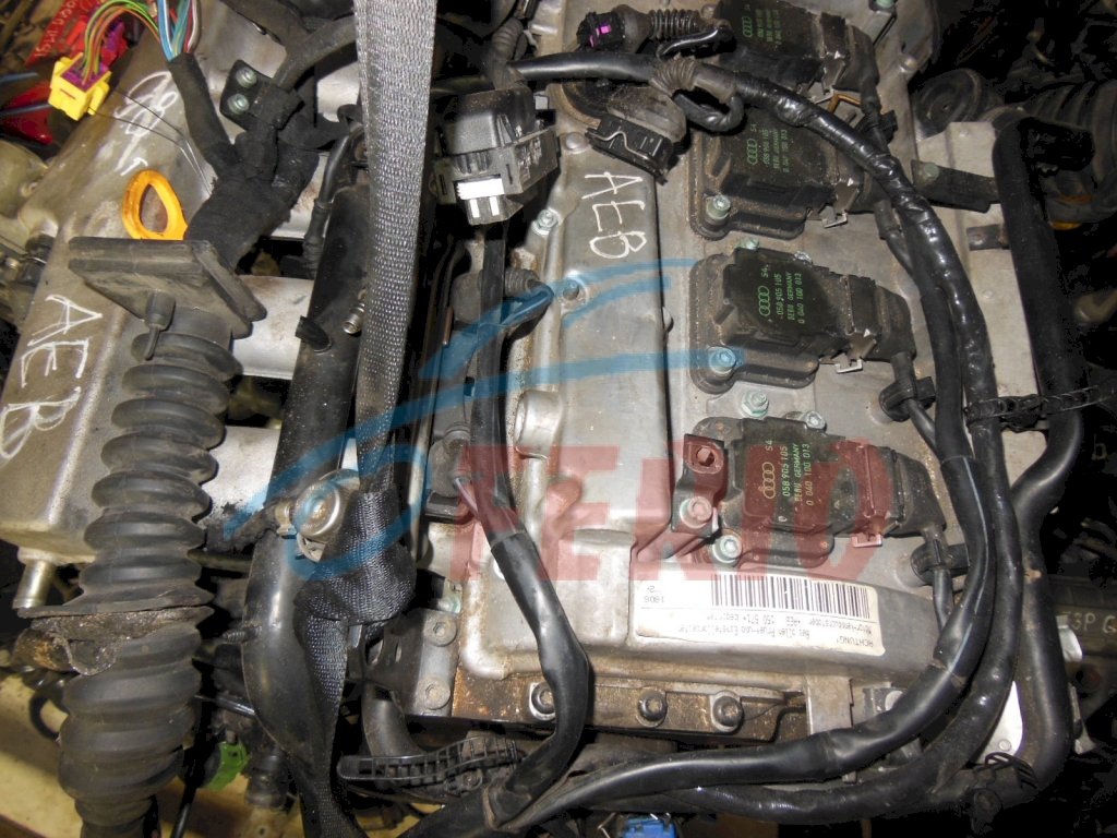 Двигатель (с навесным) для Audi A4 (8D2, B5) 1994 1.8 (ANB 150hp) FWD MT