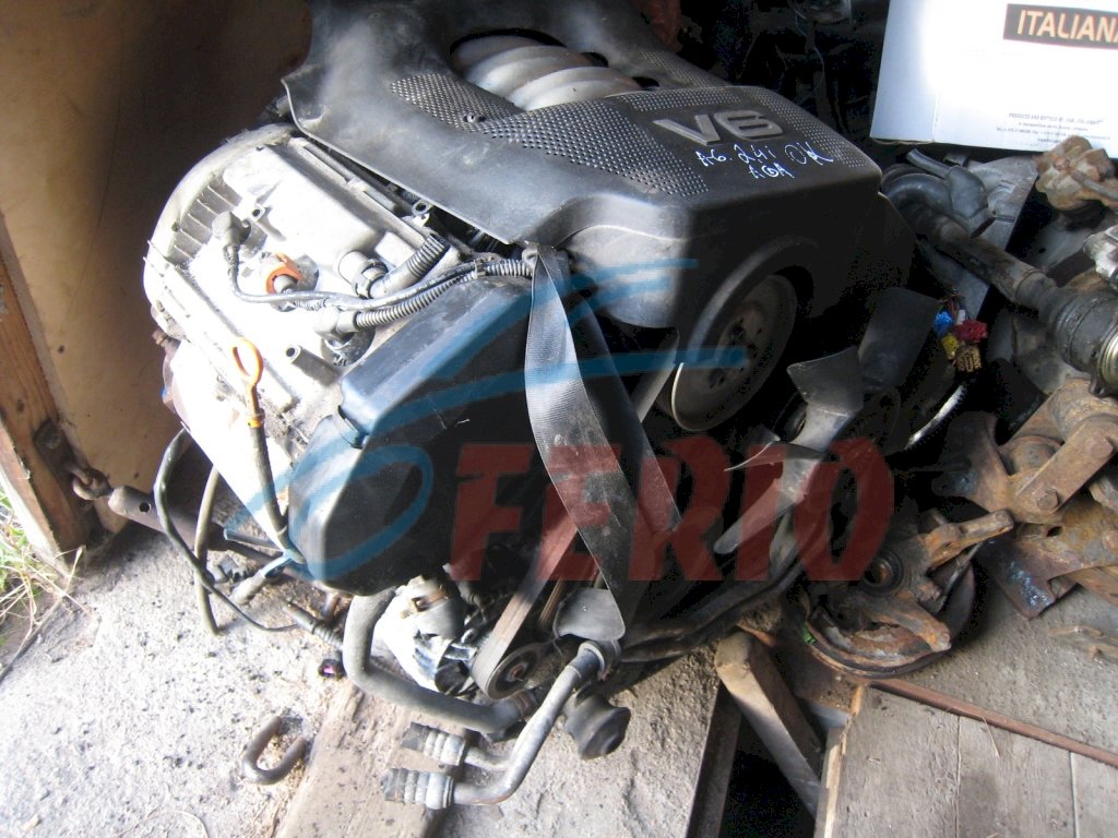 Двигатель (с навесным) для Audi A4 (8D2, B5) 1998 2.4 (AGA 165hp) FWD MT