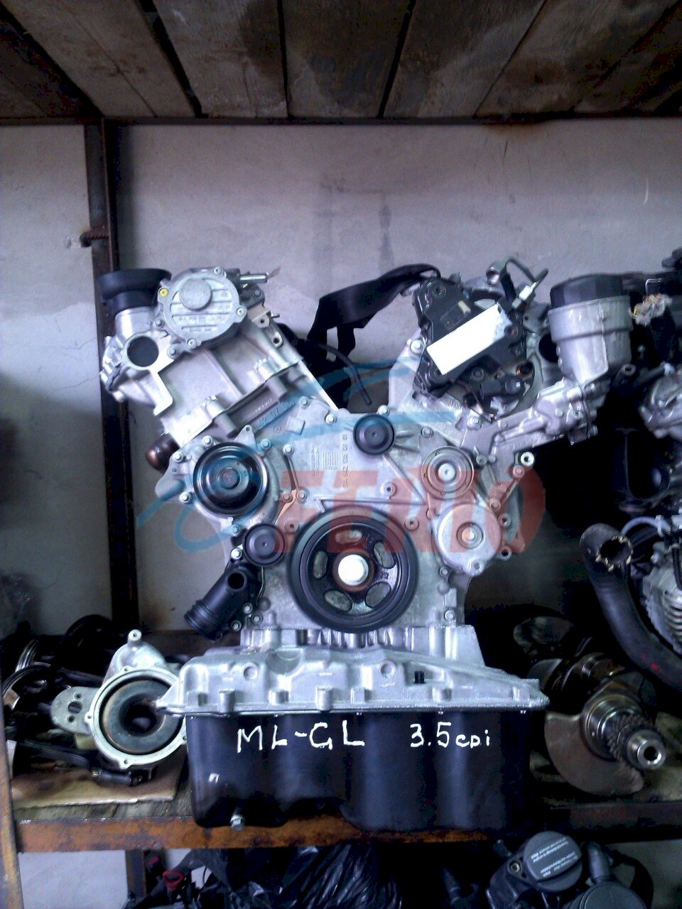 Двигатель (с навесным) для Mercedes-Benz CLK class (C209) 2010 3.0d (642.910 224hp) RWD AT