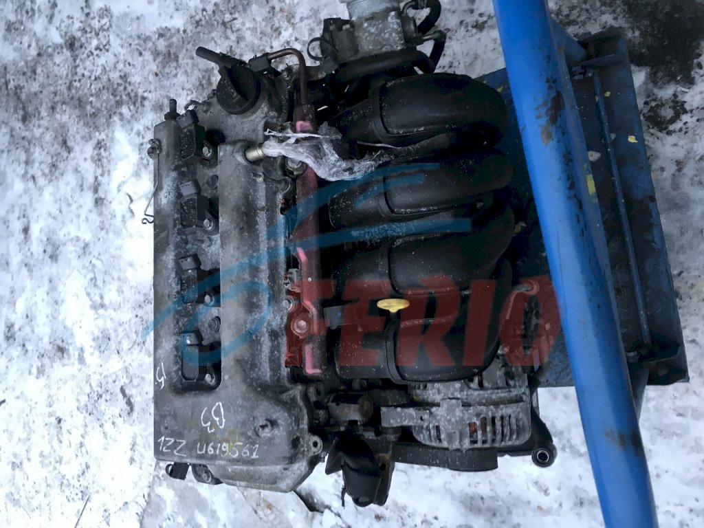 Двигатель (с навесным) для Toyota Corolla (UA-ZZE122) 1.8 (1ZZ-FE 132hp) FWD MT