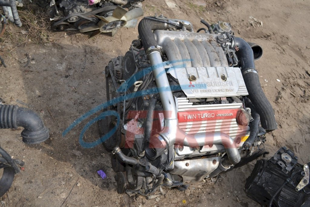Двигатель для Mitsubishi Galant (E-EC5A) 2.5 (6A13 280hp) 4WD MT