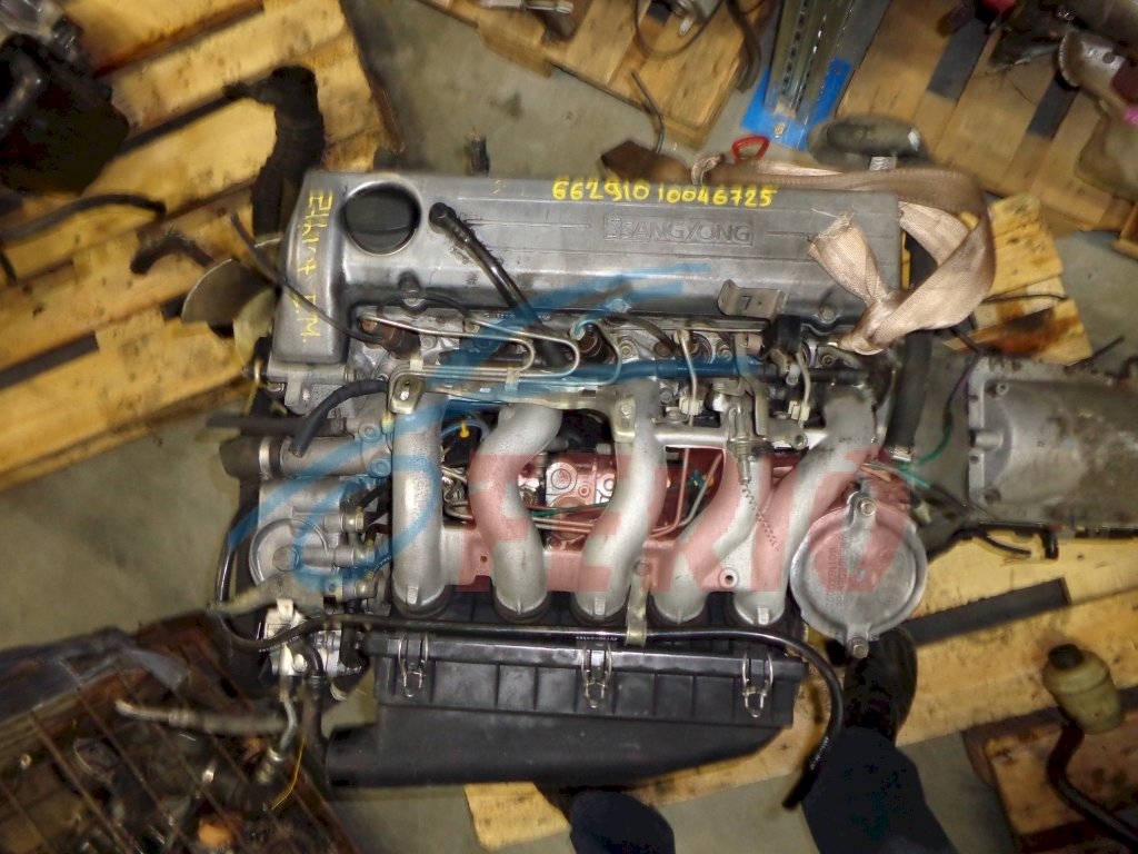 Двигатель (с навесным) для SsangYong Korando (KJ) 2.9d (662.911 98hp) 4WD MT
