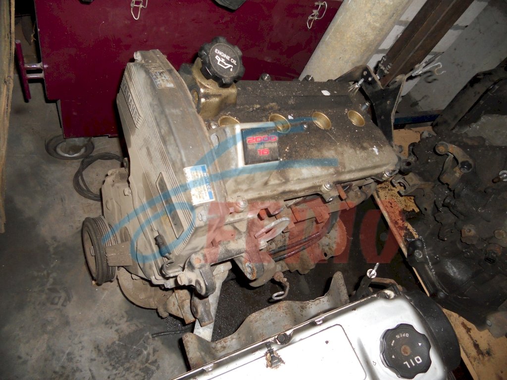 Двигатель (с навесным) для Toyota Caldina (E-ST190G) 1.8 (4S-FE 125hp) FWD AT