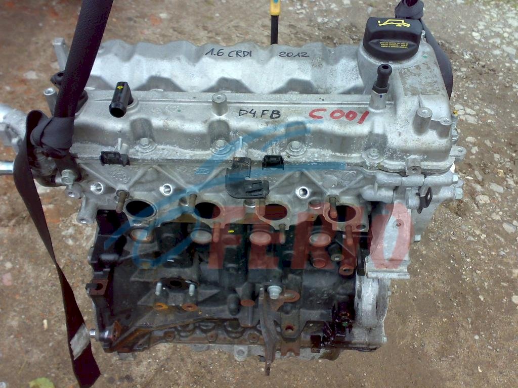 Двигатель (с навесным) для Kia Soul (AM) 2009 1.6d (D4FB 128hp) FWD AT