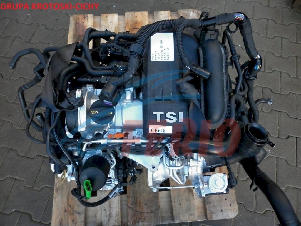 Двигатель (с навесным) для Volkswagen Polo (6R_) 2011 1.2 (CBZB 105hp) FWD AT