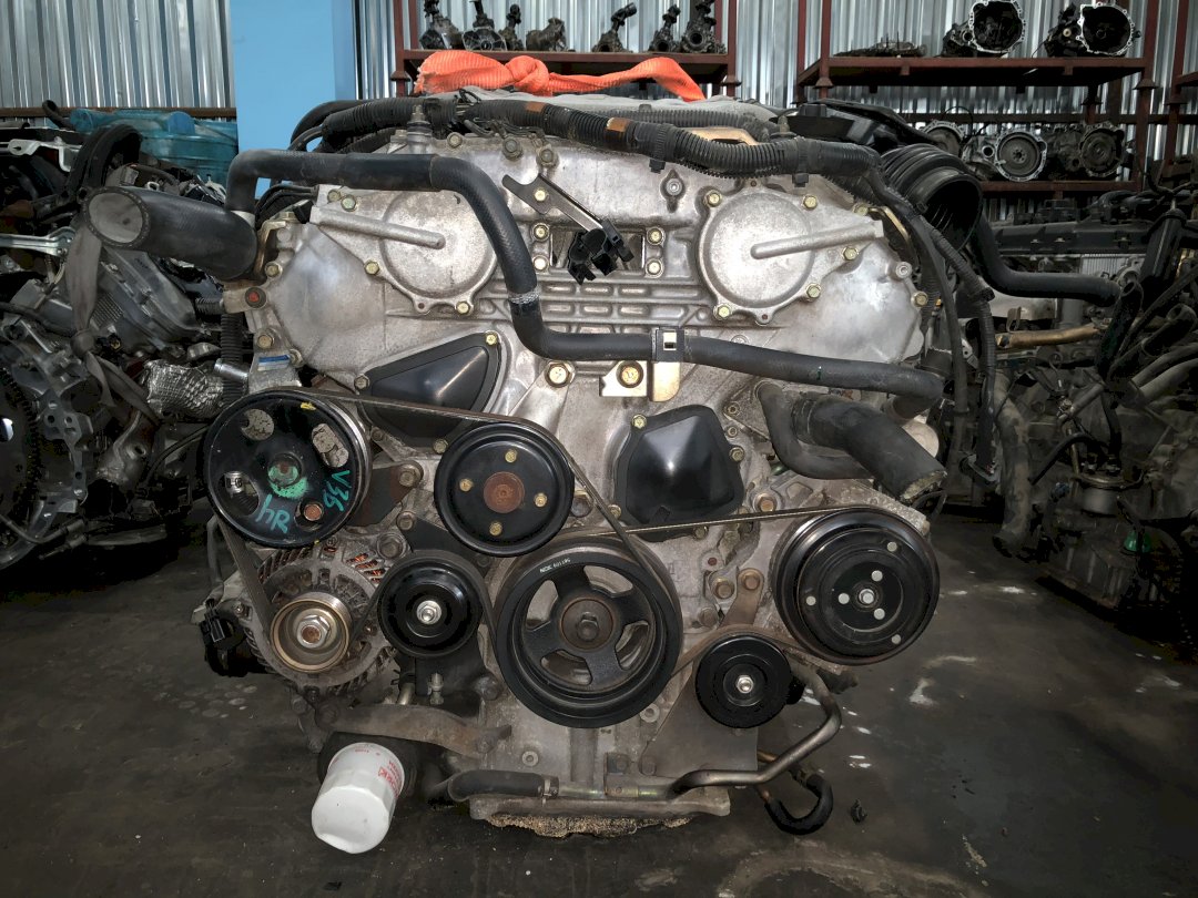 Двигатель (с навесным) для Nissan Skyline (CBA-CPV35) 2006 3.5 (VQ35DE 280hp) 4WD AT