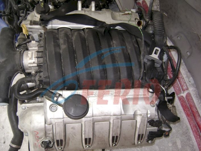 Двигатель (с навесным) для Porsche Cayenne (957) 2007 4.8 (M48.01 385hp) 4WD AT