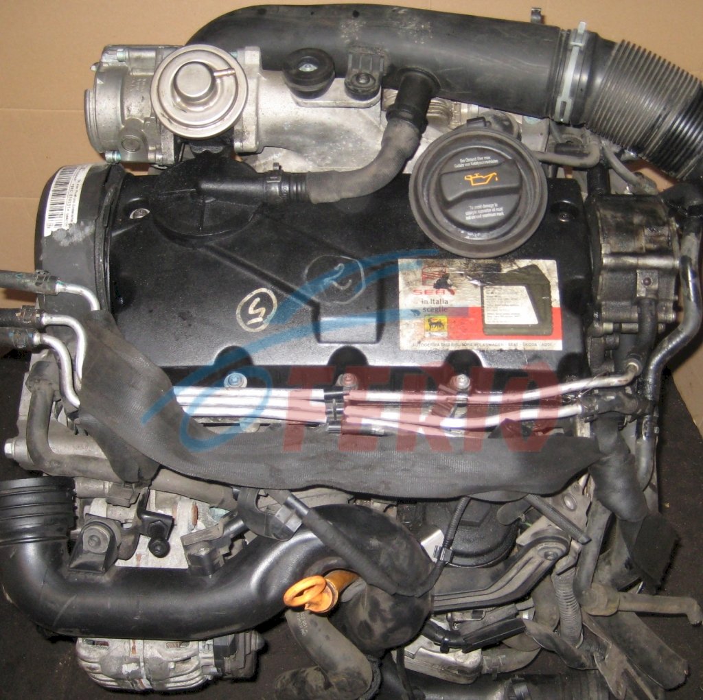 Двигатель (с навесным) для Volkswagen Golf (1K5) 1.9d (BXE 105hp) FWD MT
