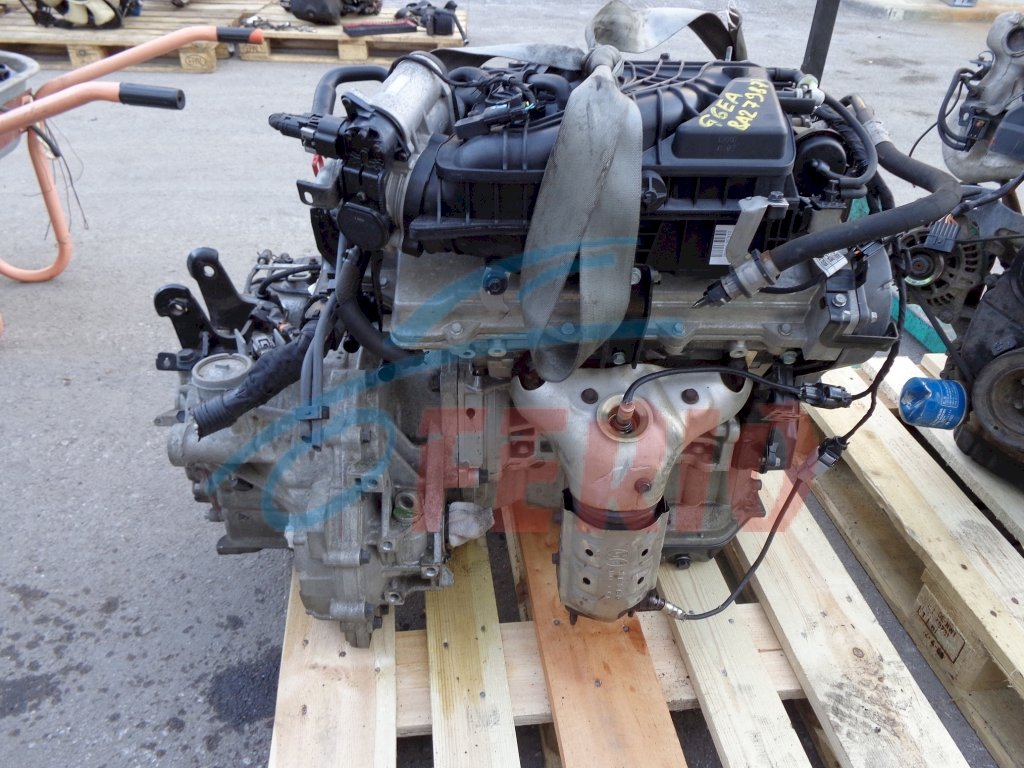 Двигатель (с навесным) для Hyundai Santa Fe (CM) 2.7 (G6EA 189hp) 4WD MT