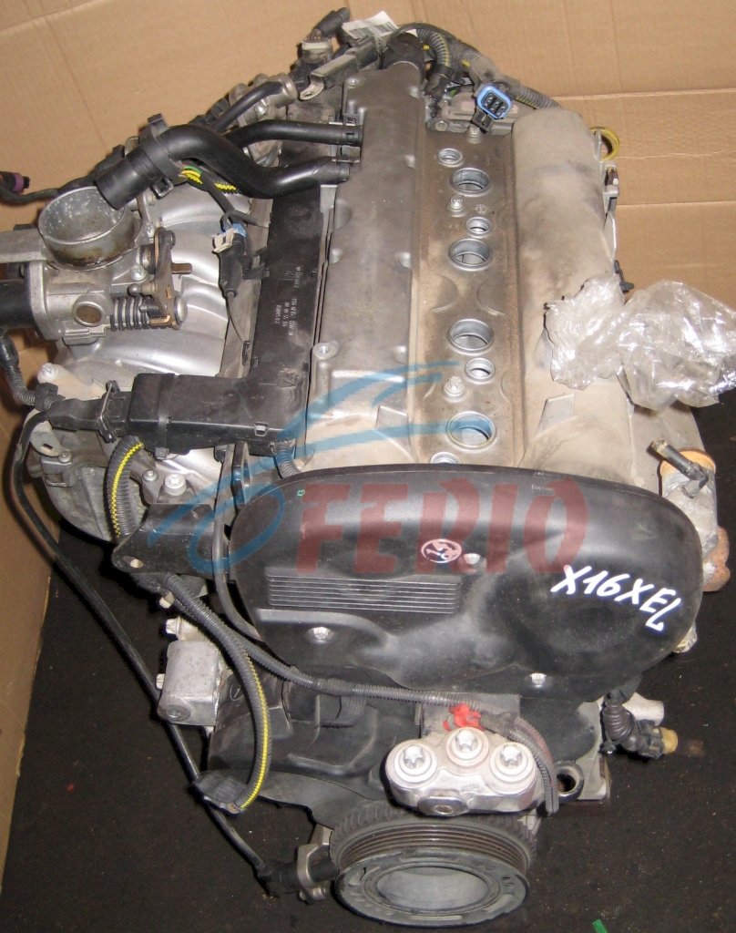 Двигатель (с навесным) для Opel Zafira (F75) 2001 1.6 (X16XEL 101hp) FWD MT