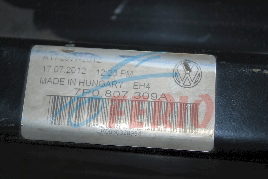 Усилитель бампера задний для Volkswagen Touareg (7P5) 3.6 (CMTA 249hp) 4WD AT