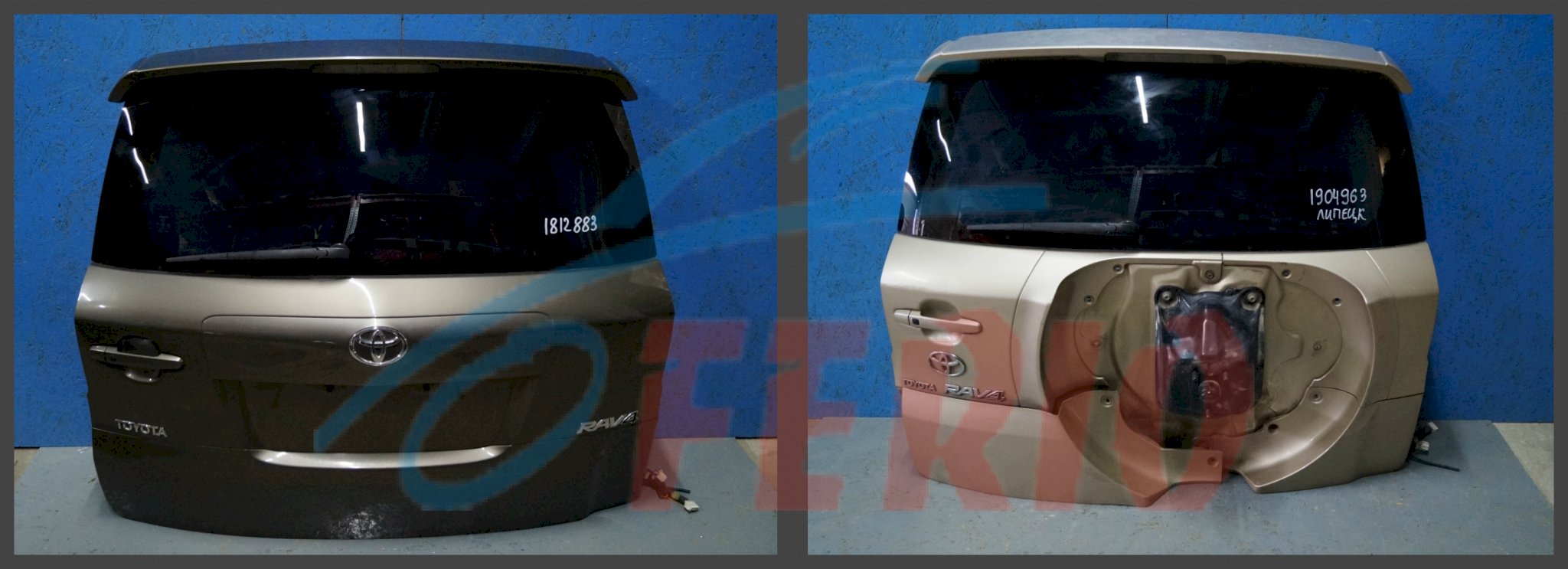 Крышка багажника для Toyota RAV4 (ACA30) 2.0 (3ZR-FAE 158hp) 4WD CVT