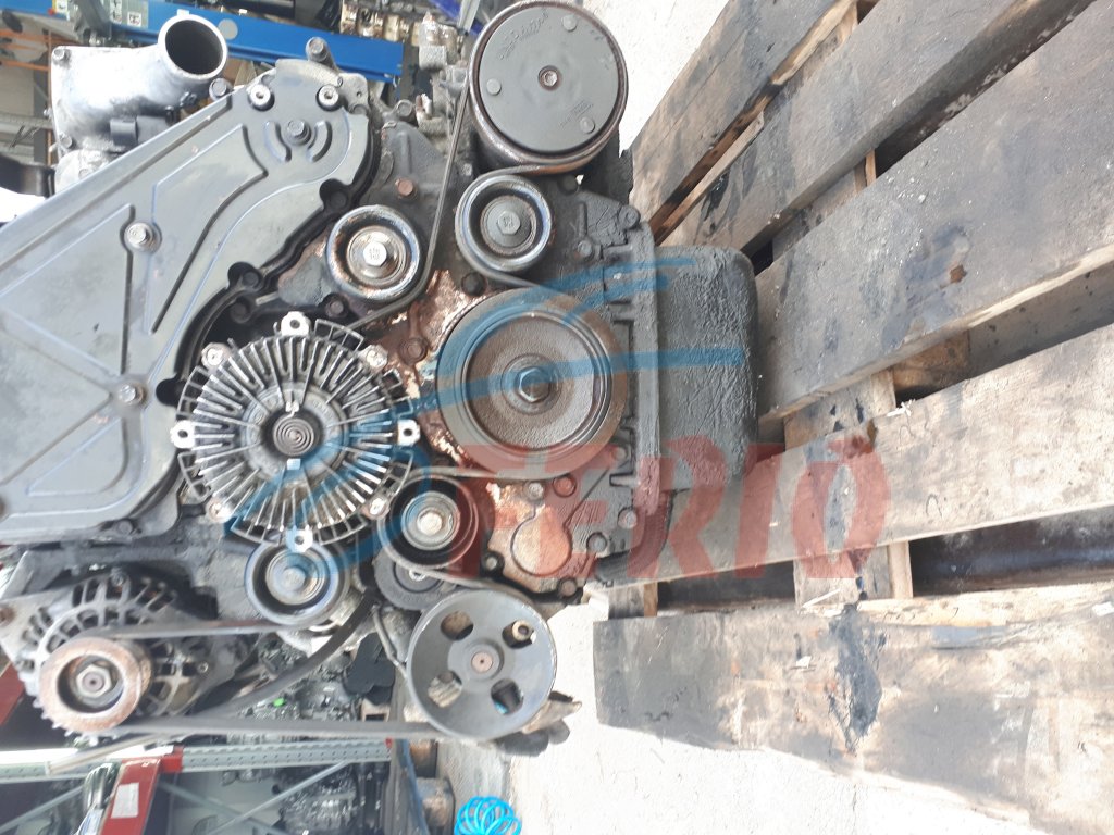 Двигатель (с навесным) для Kia Sorento (BL) 2.5d (D4CB 170hp) RWD MT