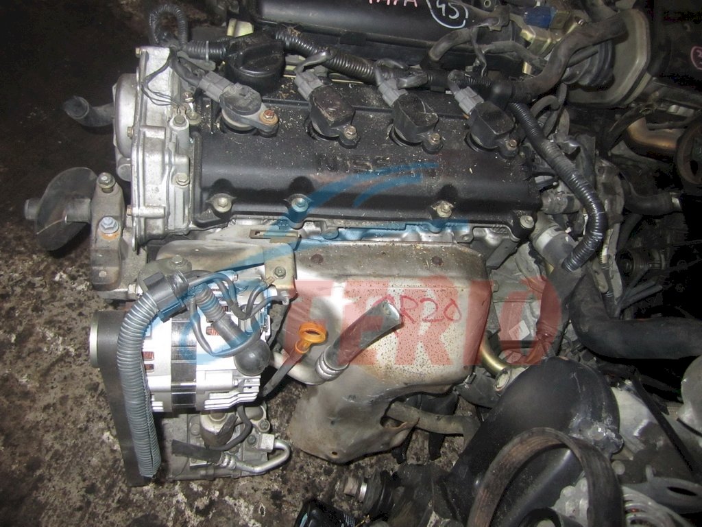 Двигатель (с навесным) для Nissan Serena (TC24) 2003 2.0 (QR20DE 147hp) FWD CVT