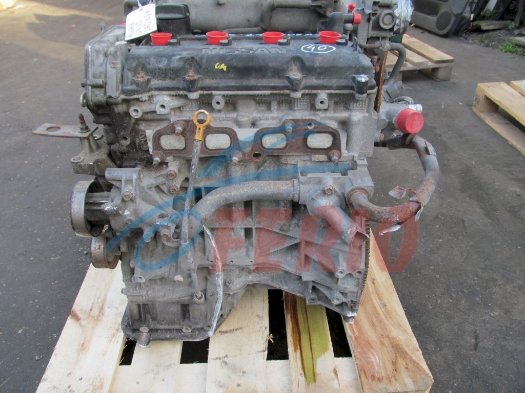 Двигатель (с навесным) для Nissan Teana (J31) 2.5 (QR25DE 160hp) 4WD AT