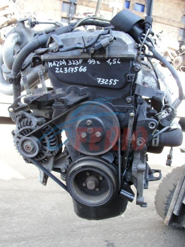 Двигатель (с навесным) для Mazda Familia (E-BHALP) 1996 1.5 (Z5 DE 97hp) FWD AT