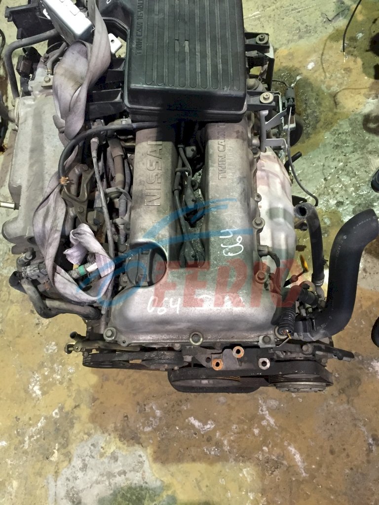 Двигатель (с навесным) для Nissan Prairie Joy (E-PM11) 1998 2.0 (SR20DE 145hp) FWD AT