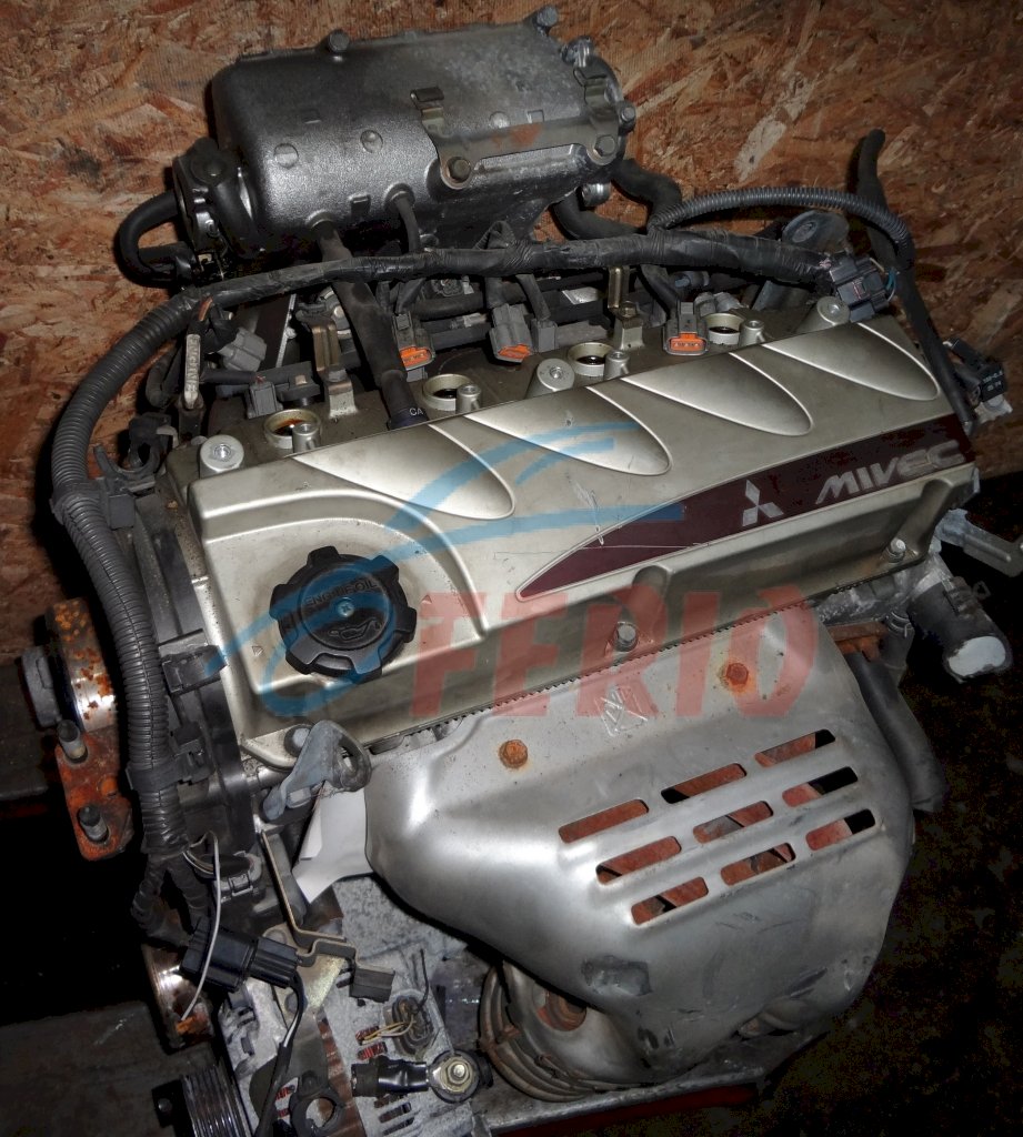 Двигатель (с навесным) для Mitsubishi Grandis (NA4W) 2.4 (4G69 165hp) FWD MT