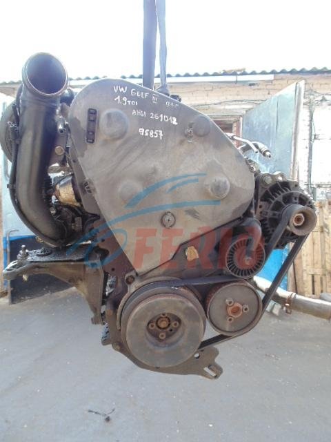 Двигатель (с навесным) для Volkswagen Golf (1E7) 1993 1.9d (AHU 90hp) FWD MT
