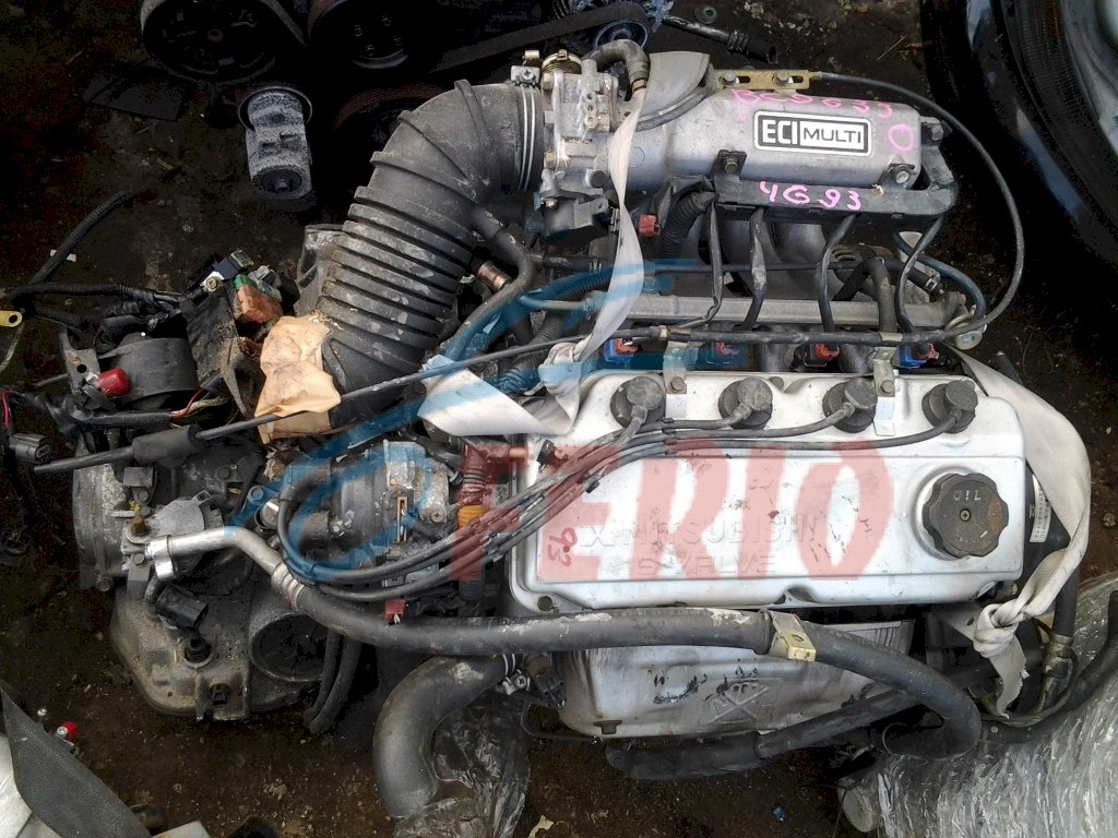 Двигатель (с навесным) для Mitsubishi Outlander (CU2W) 2.0 (4G63 202hp) 4WD MT