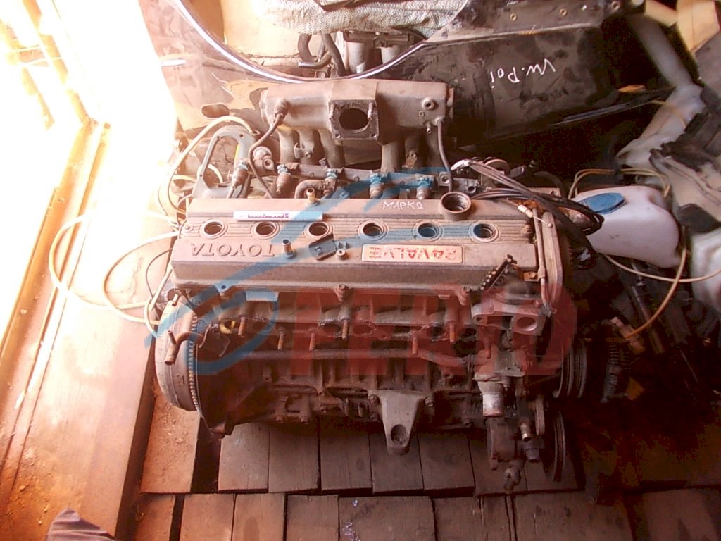 Двигатель (с навесным) для Toyota Mark II (GF-GX100) 2.0 (1G-FE 160hp) RWD AT