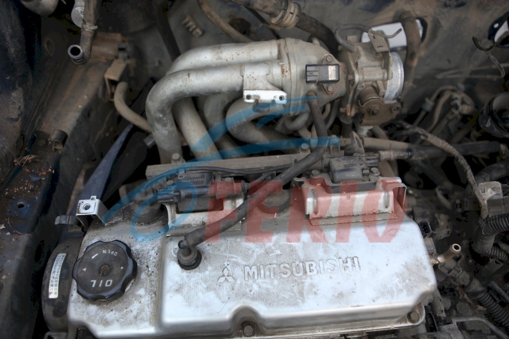 Двигатель (с навесным) для Mitsubishi Lancer (E-CM2A) 1997 1.5 (4G15 110hp) 4WD AT
